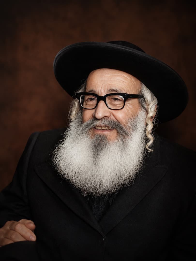 Rabbi Naftali Rosenfeld z"l, founder of the home. He led it from 1949 until his passing.